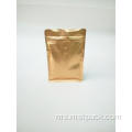 Kopi Zipper Golden Pouch Flat Bawah